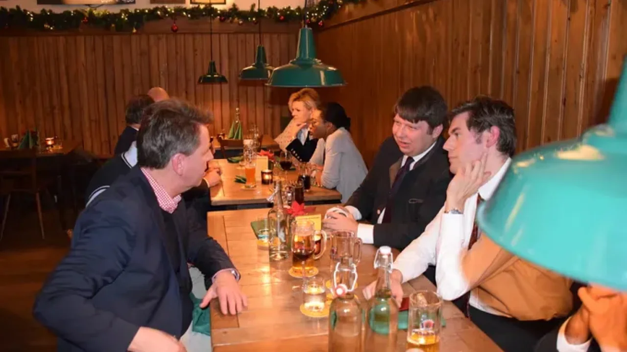 Weihnachtsfeier 2017 - Gespräche