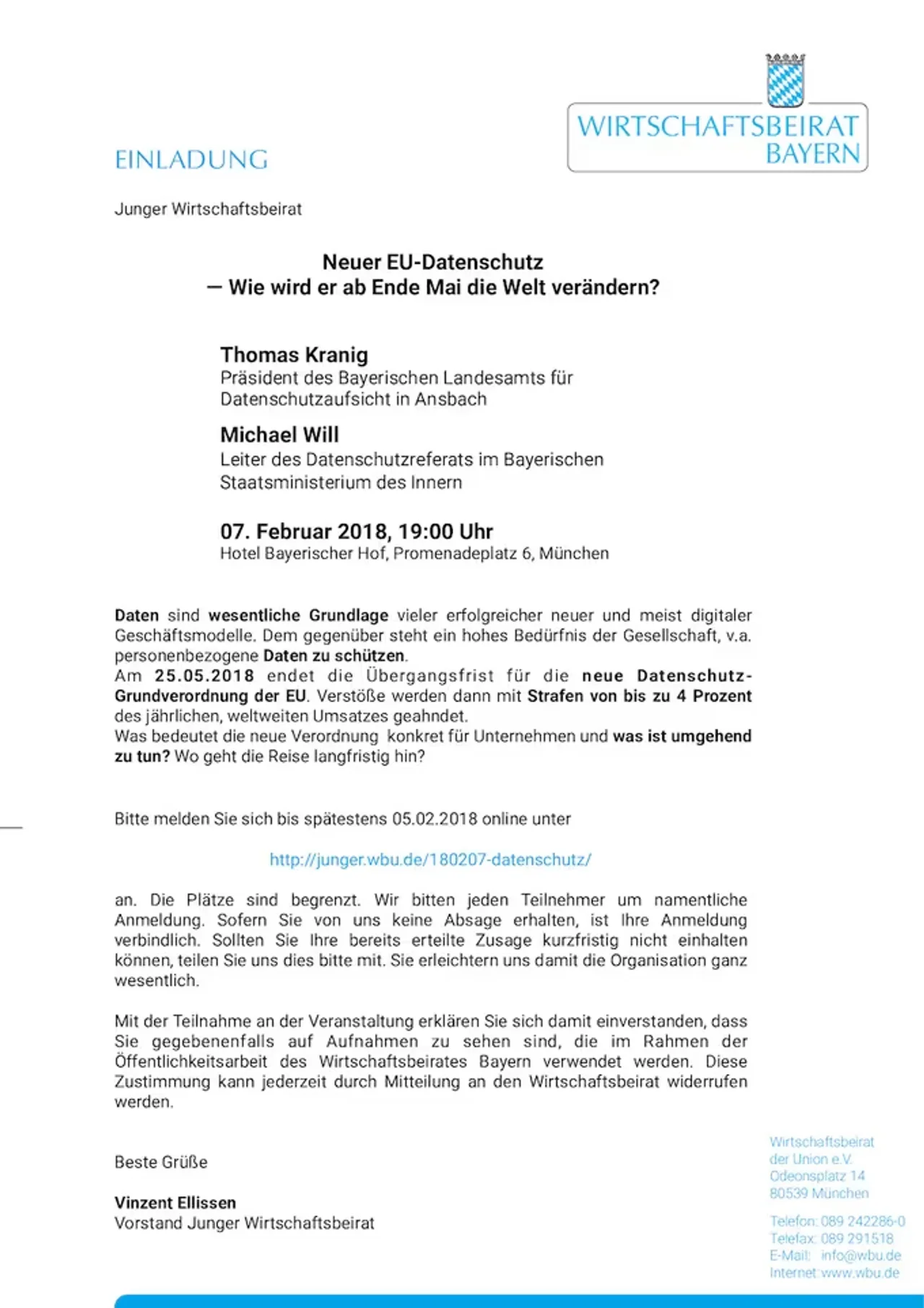 EU-Datenschutz Event - Teilnehmer